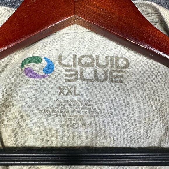 Liquid Blue Detroit Tigers Baseball Tee Shirt Mens XXL Cotton Short Sleeve - Picture 4 of 6